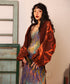 Printed Frill Line Short Jacket